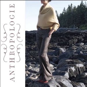 Anthropologie wide leg trousers NWOT